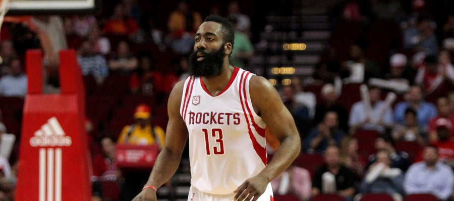 James Harden dirige el ataque de los Rockets James Harden dirige el ataque de los Rockets