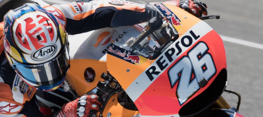 Dani Pedrosa, en su Honda Dani Pedrosa, en su Honda