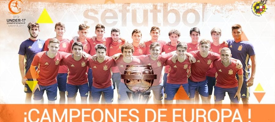 La selección española sub-17 gana el Europeo La selección española sub-17 gana el Europeo