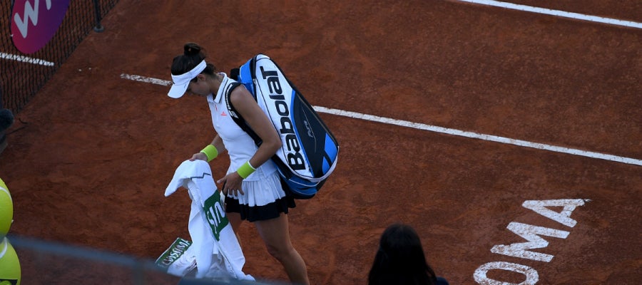Muguruza se retira de Roma Muguruza se retira de Roma