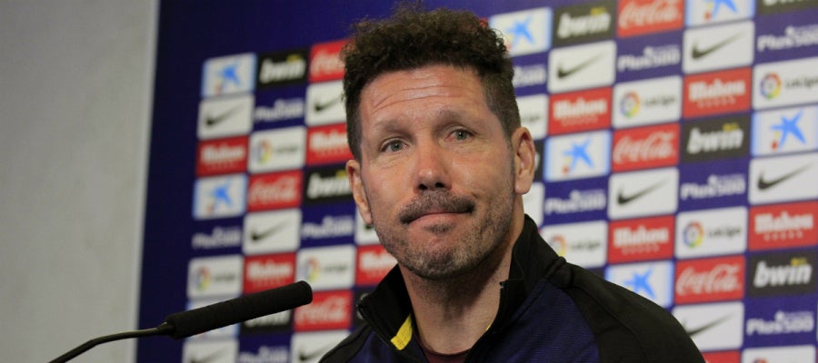 Simeone, en rueda de prensa Simeone, en rueda de prensa