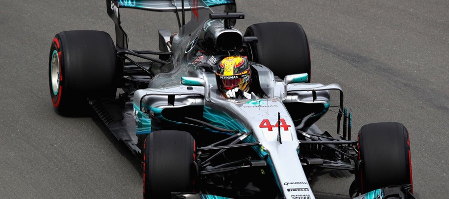 Lewis Hamilton rueda en el trazado de Canadá Lewis Hamilton rueda en el trazado de Canadá