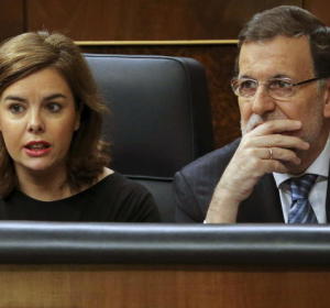 Mariano Rajoy y Soraya Sáenz de Santamaría Mariano Rajoy y Soraya Sáenz de Santamaría