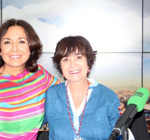 Isabel Gemio junto a Rosa Montero en Onda Cero Isabel Gemio junto a Rosa Montero en Onda Cero