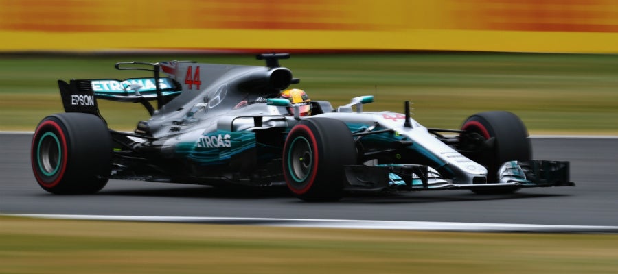Lewis Hamilton, con el Mercedes Lewis Hamilton, con el Mercedes