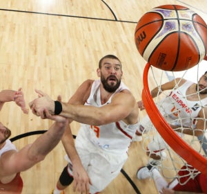 Gasol, en un partido con España Gasol, en un partido con España