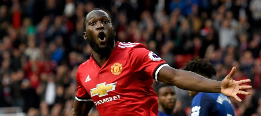 Lukaku celebra un gol Lukaku celebra un gol