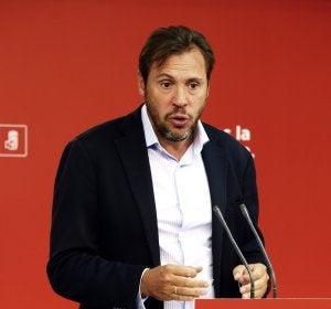 El portavoz del PSOE, Óscar Puente El portavoz del PSOE, Óscar Puente