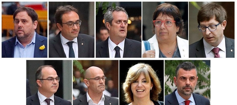 Exmiembros del Govern encarcelados por la juez de la Audiencia Nacional Carmen Lamela Exmiembros del Govern encarcelados por la juez de la Audiencia Nacional Carmen Lamela