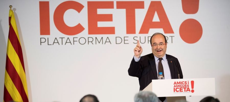 El candidato del PSC a la presidencia de la Generalitat, Miquel Iceta El candidato del PSC a la presidencia de la Generalitat, Miquel Iceta