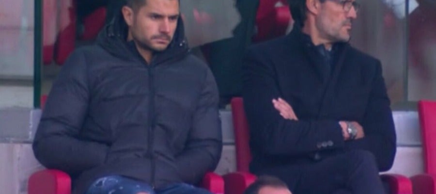 Vitolo presencia el Atlético-Real Sociedad Vitolo presencia el Atlético-Real Sociedad