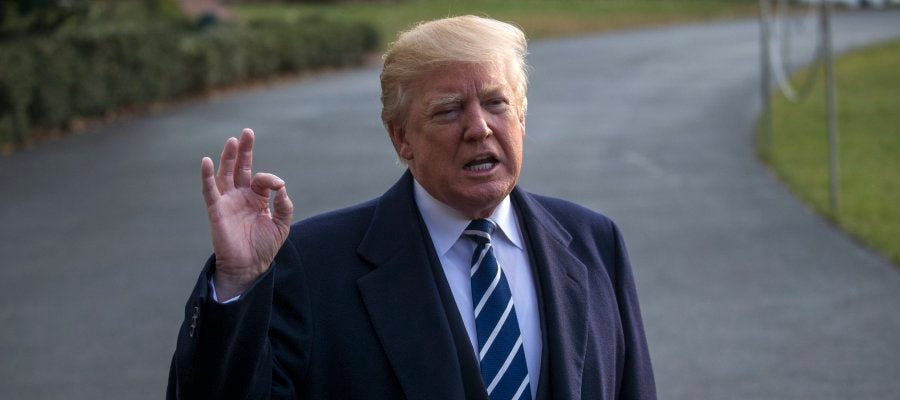El presidente de EE UU, Donald Trump El presidente de EE UU, Donald Trump