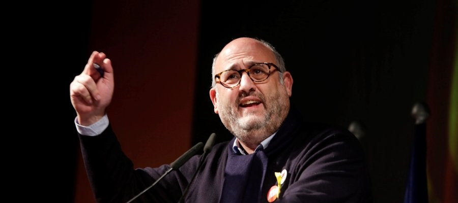 El candidato de Junts per Catalunya Eduard Pujol El candidato de Junts per Catalunya Eduard Pujol