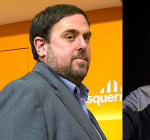 Oriol Junqueras y Jordi Sánchez Oriol Junqueras y Jordi Sánchez