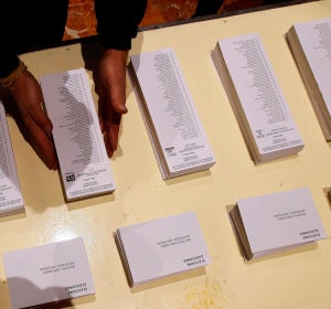 Papeletas electorales de en Cataluña Papeletas electorales de en Cataluña