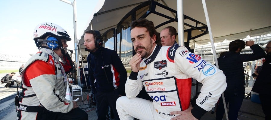 Fernando Alonso en Daytona Fernando Alonso en Daytona