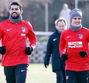 Diego Costa, con Griezmann Diego Costa, con Griezmann