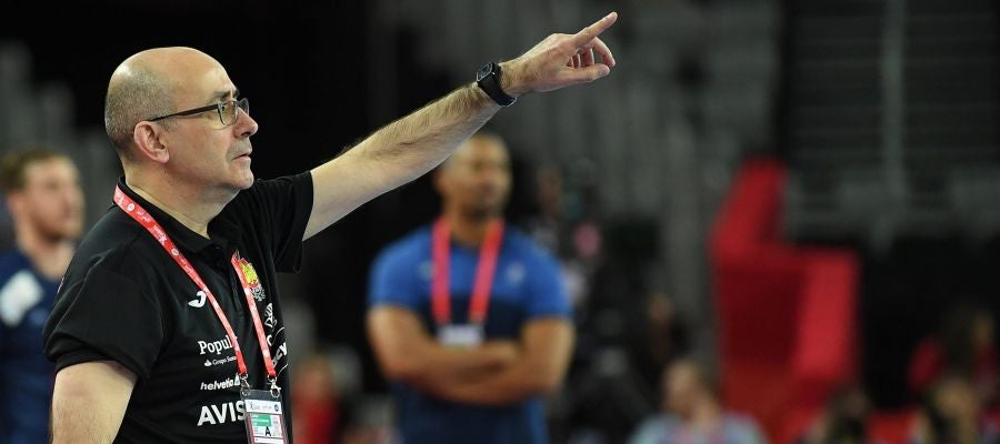 El seleccionador español, Jordi Ribera. El seleccionador español, Jordi Ribera.
