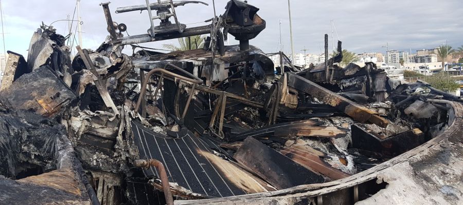 Estado en el que ha quedado la embarcación Estado en el que ha quedado la embarcación