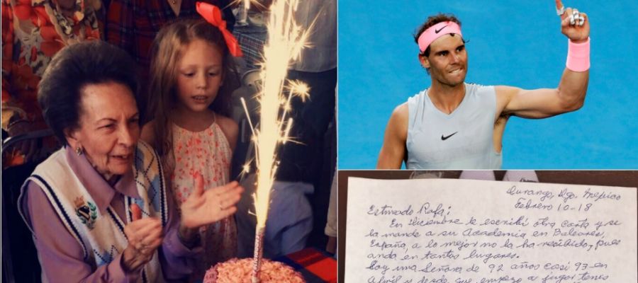 La carta que emociona a Nadal La carta que emociona a Nadal
