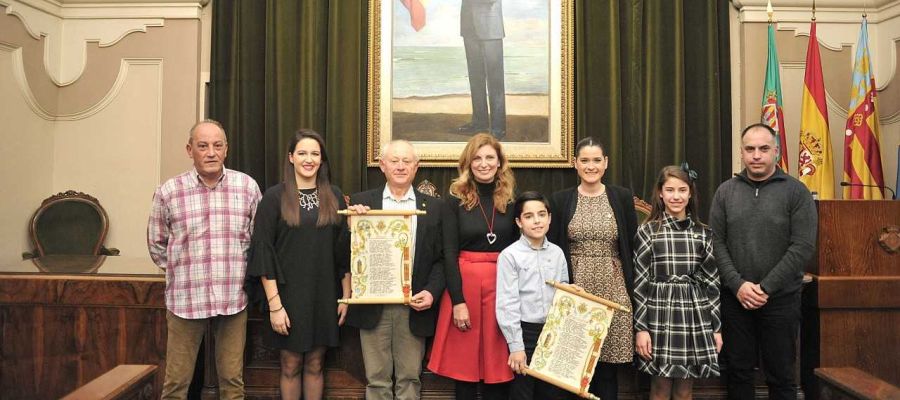 Els ‘pregoners’ anticipen la Magdalena en el Ayuntamiento de Castellón. Els ‘pregoners’ anticipen la Magdalena en el Ayuntamiento de Castellón.