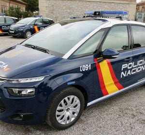 Fotografía facilitada por la Policía Nacional de uno de sus coches Fotografía facilitada por la Policía Nacional de uno de sus coches