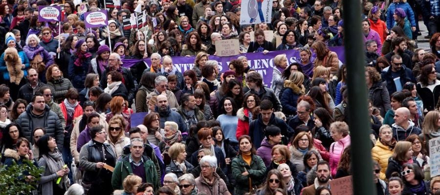 Manifestación de mujeres en Vigo Manifestación de mujeres en Vigo