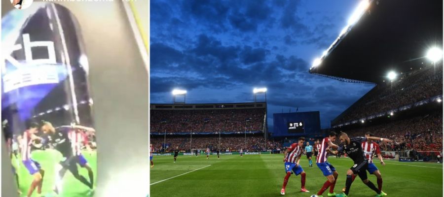 Benzema inmortaliza su gran jugada en el Calderón Benzema inmortaliza su gran jugada en el Calderón