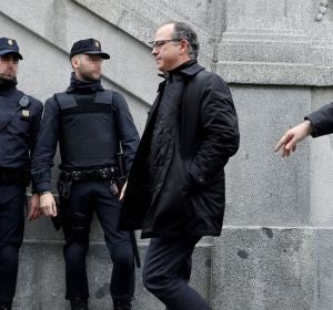 Jordi Turull antes de entrar en el Supremo Jordi Turull antes de entrar en el Supremo