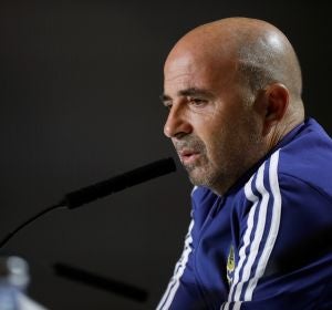 Jorge Sampaoli, en rueda de prensa Jorge Sampaoli, en rueda de prensa