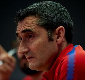 Ernesto Valverde, en rueda de de prensa Ernesto Valverde, en rueda de de prensa