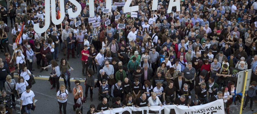 Manifestación en favor de los ocho jóvenes de Alsasua detenidos Manifestación en favor de los ocho jóvenes de Alsasua detenidos
