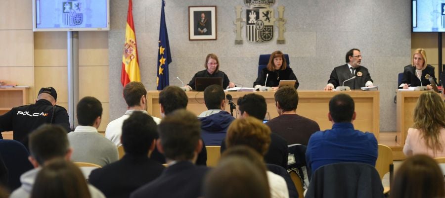 Sesión del juicio por las agresiones en Alsasua Sesión del juicio por las agresiones en Alsasua