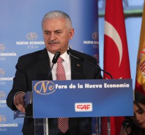 El primer ministro de Turquía, Binali Yildirim El primer ministro de Turquía, Binali Yildirim