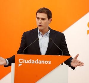 El líder de Ciudadanos, Albert Rivera El líder de Ciudadanos, Albert Rivera