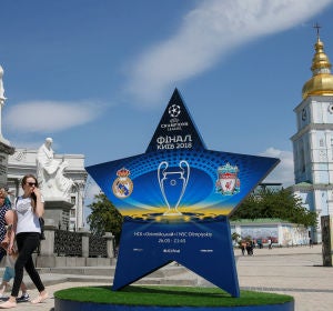 Kiev preparada para la final Kiev preparada para la final