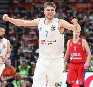 Doncic, con el Real Madrid Doncic, con el Real Madrid