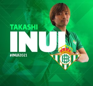 Takashi Inui, nuevo fichaje del Betis hasta junio de 2021 Takashi Inui, nuevo fichaje del Betis hasta junio de 2021