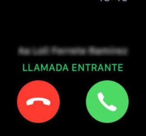 Llamada entrante en el móvil Llamada entrante en el móvil
