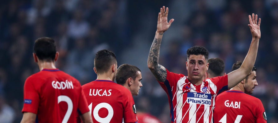 José María Giménez, en un partido con el Atlético de Madrid José María Giménez, en un partido con el Atlético de Madrid