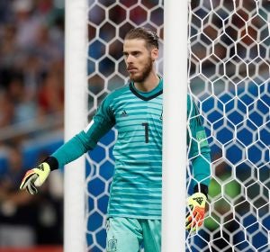 De Gea, durante un partido de España De Gea, durante un partido de España
