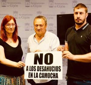 Xixón Sí Puede y los vecinos reclaman evitar los desahucios en el poblado de La Camocha Xixón Sí Puede y los vecinos reclaman evitar los desahucios en el poblado de La Camocha