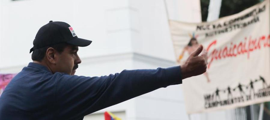 Nicolás Maduro, en sus discurso en el Palacio de Miraflores. Nicolás Maduro, en sus discurso en el Palacio de Miraflores.