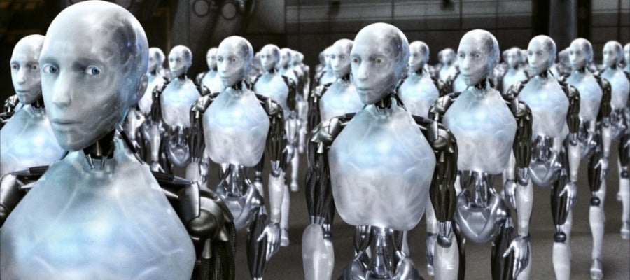 Momento de la película 'Yo robot' Momento de la película 'Yo robot'