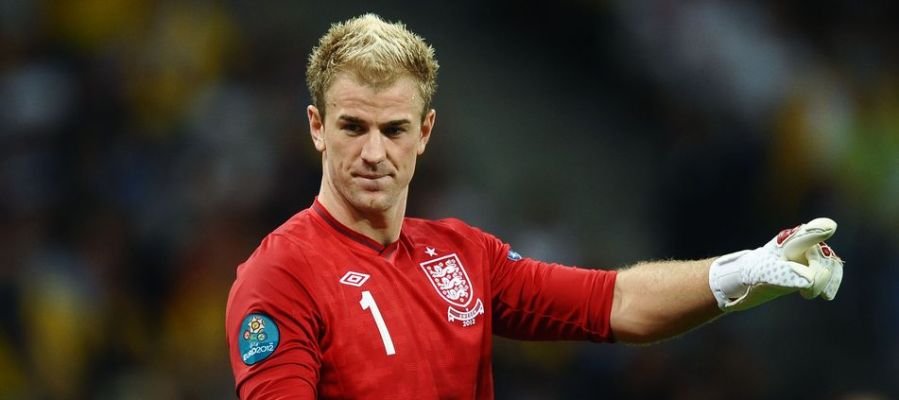 Joe Hart, portero de la selección de Inglaterra. Joe Hart, portero de la selección de Inglaterra.