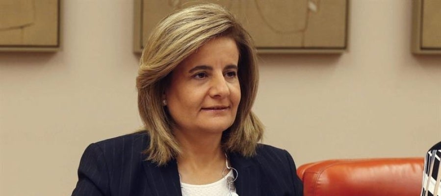 Fátima Báñez durante su comparecencia en la Comisión del Pacto de Toledo para informar sobre la situación del sistema de pensiones Fátima Báñez durante su comparecencia en la Comisión del Pacto de Toledo para informar sobre la situación del sistema de pensiones