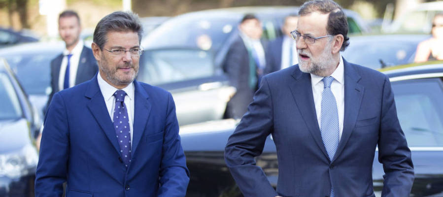 Mariano Rajoy y Rafael Catalá Mariano Rajoy y Rafael Catalá