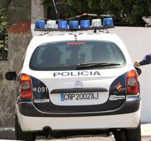 Coche de la Policía Nacional Coche de la Policía Nacional