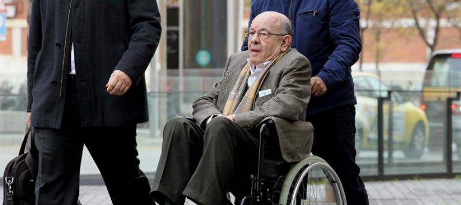 Fèlix Millet llega al juicio del caso Palau Fèlix Millet llega al juicio del caso Palau