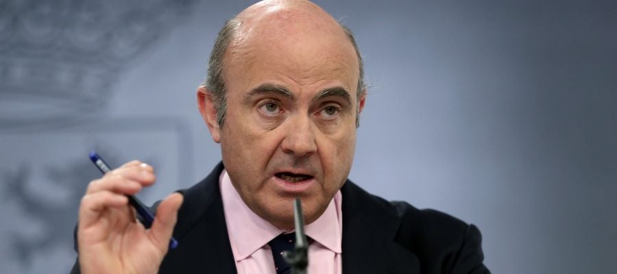 El ministro de Economía, Luis de Guindos El ministro de Economía, Luis de Guindos